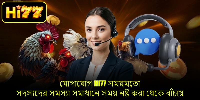 যোগাযোগ HI77 সময়মতো সদস্যদের সমস্যা সমাধানে সময় নষ্ট করা থেকে বাঁচায়